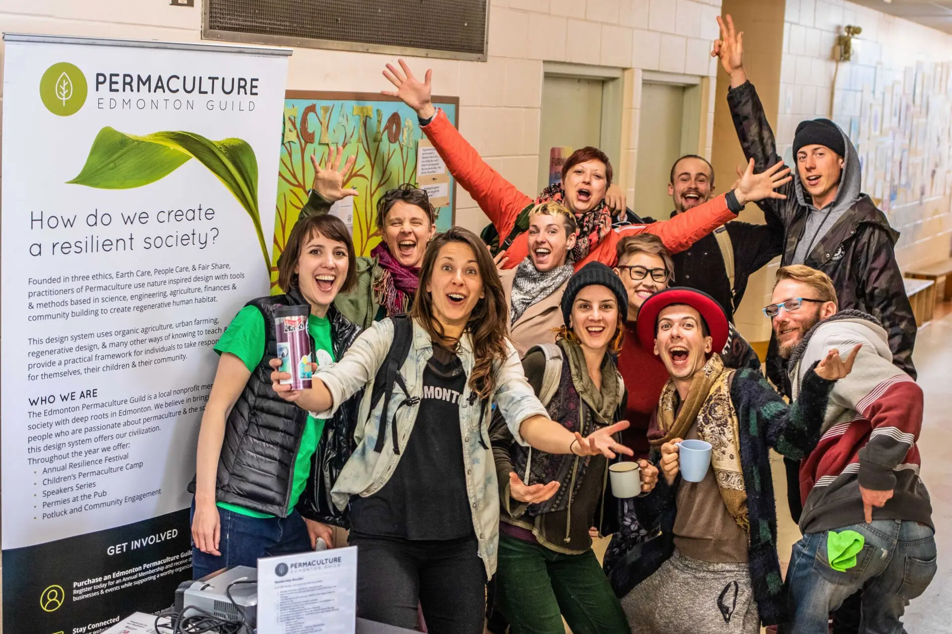 Edmonton Permaculture Guild Volunteers at Resilience Festival